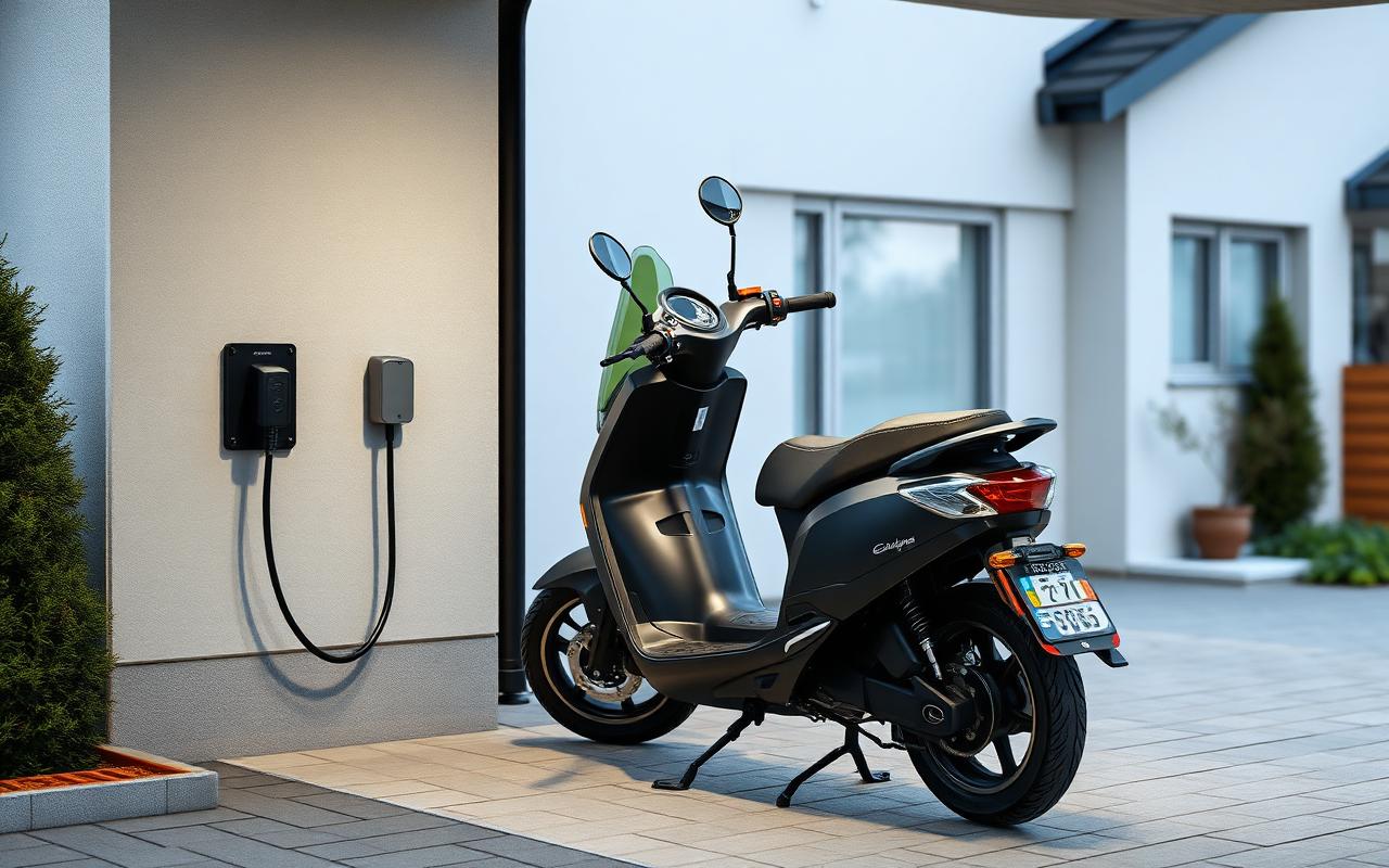 Kako urediti polnjenje e-skuterja doma: vtičnica, kabel, varnost